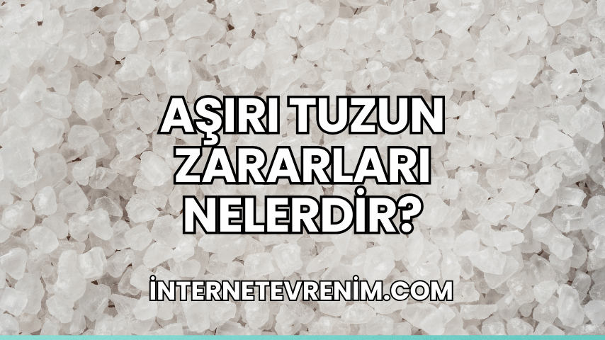 Aşırı Tuzun Zararları Nelerdir?