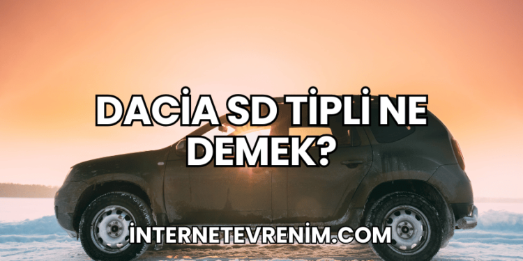 Dacia SD Tipli Ne Demek?