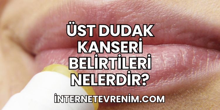 Üst Dudak Kanseri Belirtileri Nelerdir?