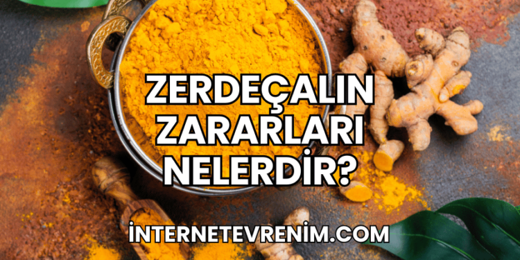 Zerdeçalın Zararları Nelerdir?