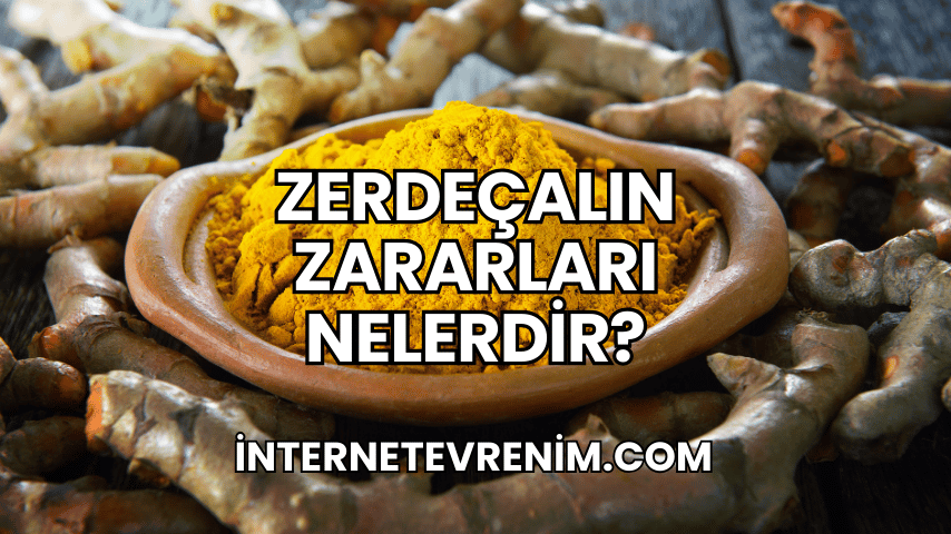 Zerdeçalın Zararları Nelerdir?